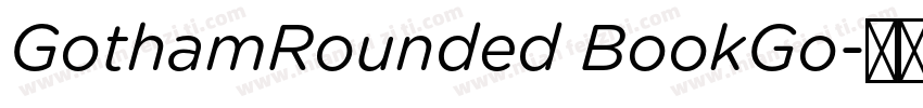 GothamRounded BookGo字体转换